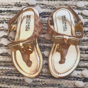 Michael Kors toddler girls sandals size 7-worn once